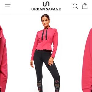 Urban Savage Pink Hoodie